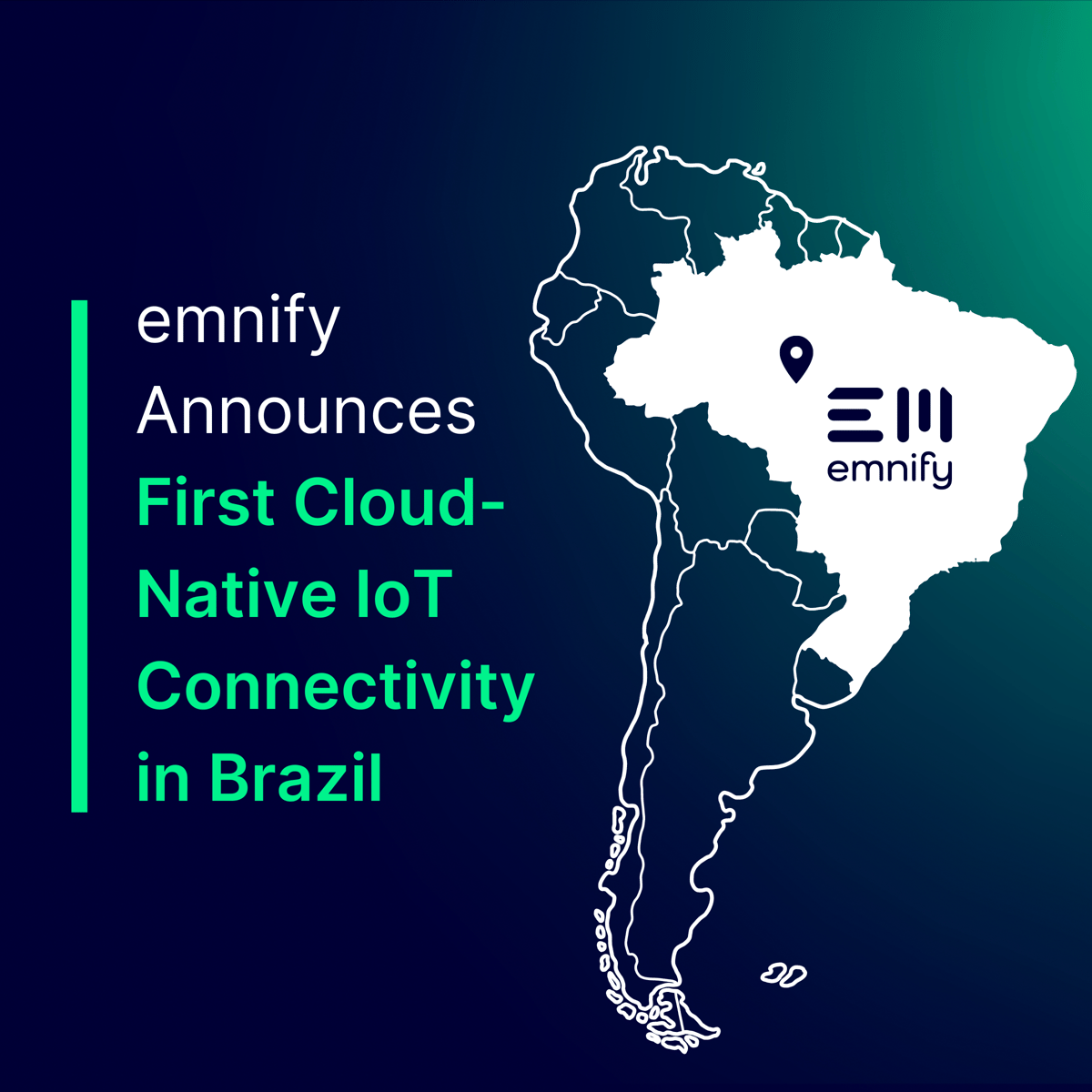 Feature image for emnify+Announces+First%2C+Cloud-Native+IoT+Connectivity+in+Brazil